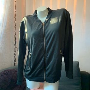 Forever 21 Green Varsity Jacket
